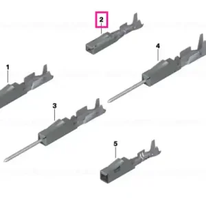 Vezi acum Terminal socket MQS ELA 0,35-0,5MM²/AU - BMW