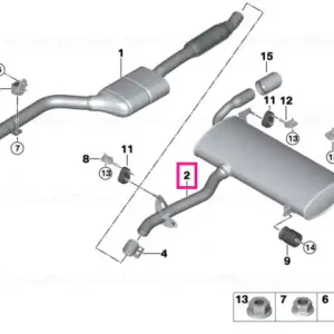 Rear silencer - BMW Ofertă