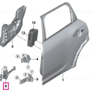Preț mic Door brake, rear left - BMW - Mini