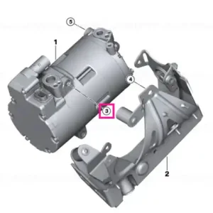 Șurub hexagonal M6X80 8.8 ZNS3 - BMW Livrare gratuită