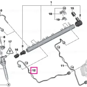 Transport gratuit Pressure hose assy - BMW