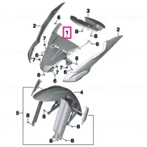 Capac roată față, sus centru ROHTEIL / BLANK - BMW Motorrad Comandă acum