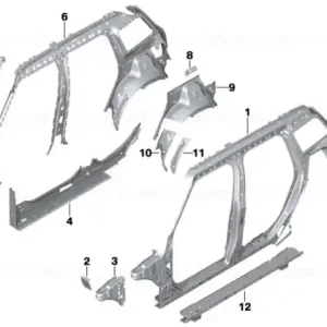 Right interior column D - BMW - Mini Ultima șansă