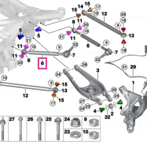 Ofertă Wishbone, top WITHOUT JOINTS - BMW