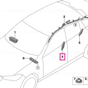 Super ofertă Side airbag, front right seat - BMW