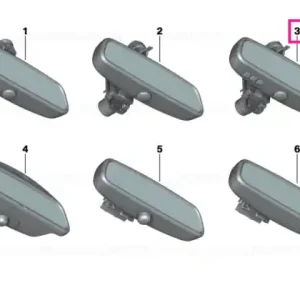 Rearview mirror EC / LED / GTO / FLA - BMW Ofertă specială