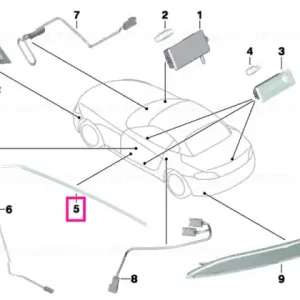 Super ofertă Optical conductor, side trim, right - BMW