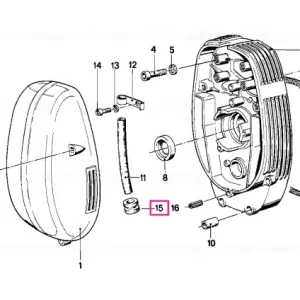 Rubber grommet - BMW Motorrad Reduceri