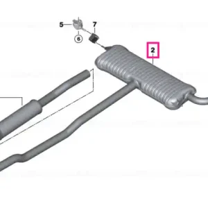 Rear silencer - BMW - Mini Ofertă limitată