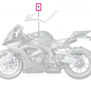Trim decorativ stanga - BMW Motorrad Mai ieftin