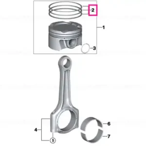 Kit reparatie segmenti piston - BMW Reducere specială
