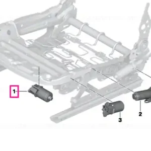 Livrare gratuită Motor ajustare scaun longitudinal P1-10824-02 - BMW