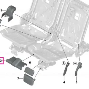 Ornament fata jos SCHWARZ - BMW Transport gratuit