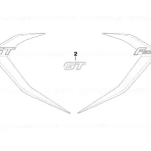 Premium Decor fairing side panel, front right - BMW Motorrad
