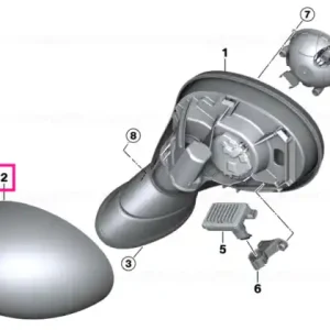 Ofertă exclusivă Capac oglinda grunduit stanga - BMW - Mini