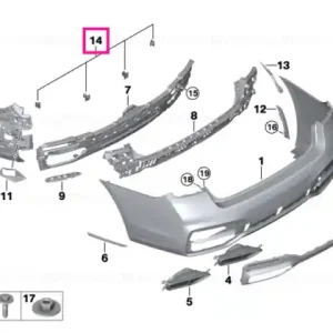 Super ofertă Set, mounts, PDC sensor, rear - BMW