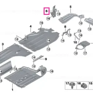 Underbody panelling, side right - BMW Ofertă limitată