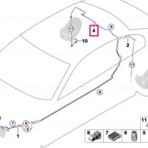 Livrare rapidă Conector conducta M10/M10 - BMW