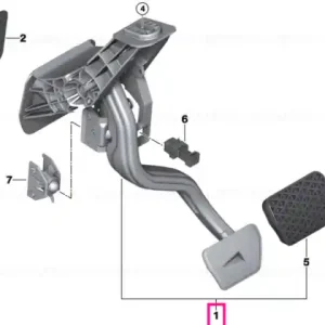 Complete pedal assembly - BMW Reduceri