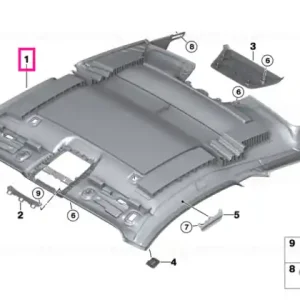Livrare expres Roofliner Alcantara ANTHRAZIT - BMW