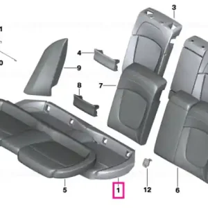 Livrare gratuită Foam section, seat 100% - BMW - Mini