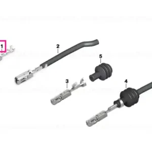 Calitate înaltă Socket contact MCP 2.8 4,0 MM² AG - BMW - Mini