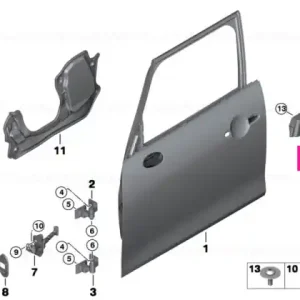 Popular Crashpad, door, front left - BMW - Mini