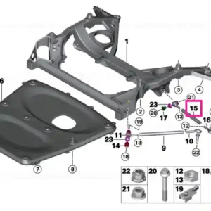Reducere Wishbone WITHOUT JOINTS - BMW