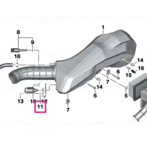 Connection flange - BMW Motorrad Reducere specială