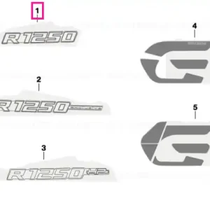 Lettering, left - BMW Motorrad Retur gratuit