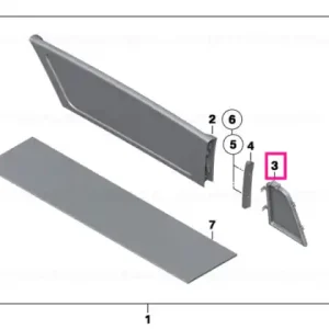 Preț redus Wind deflector, right - BMW