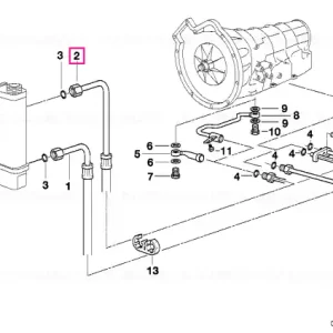 Țeavă răcire ulei tip șurub 4HP-22 4HP-22  (VL) - BMW Popular