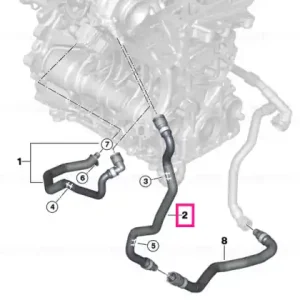 Țeavă lichid răcire turbocompresor gaze - BMW Comandă acum