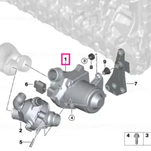 Ieftin Pompă lichid răcire electrică - BMW