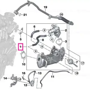 Exhaust gas radiator RDE - BMW Cel mai vândut