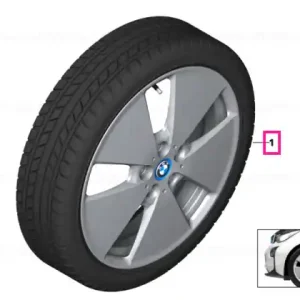 Roată completă de iarnă - Star Spoke 427 (lightweight forged wheel) cu anvelopa Nokian Tyres R2 - 155/70R19 88Q XL - BMW i3 - Jante forjate Discount