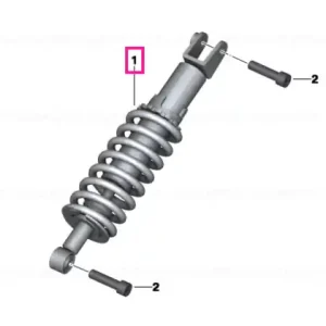 Spring strut, rear - BMW Motorrad Popular