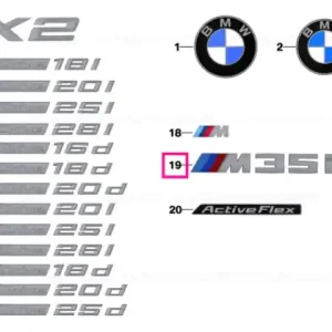 Comandă acum Lettering X DRIVE M35I - BMW