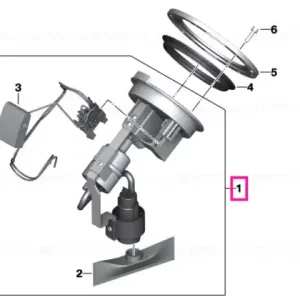 Doar azi Fuel-pump unit with lever sensor - BMW Motorrad