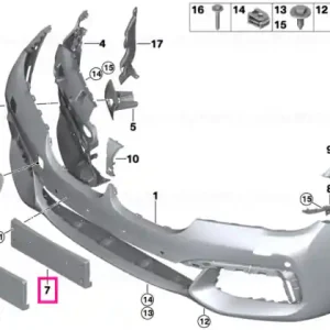 Suport numar inmatriculare M/CHN M/ CHN - BMW Calitate înaltă