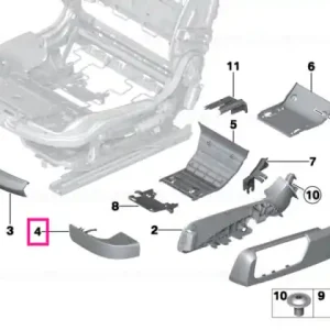 Reducere de preț Husă față dreapta - BMW