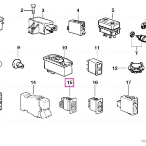 Seat heating switch - BMW Cumpără acum