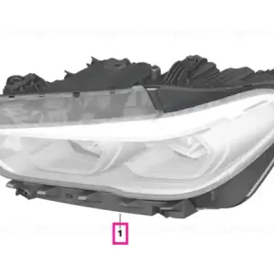 Headlight, LED, AHL, right - BMW Popular
