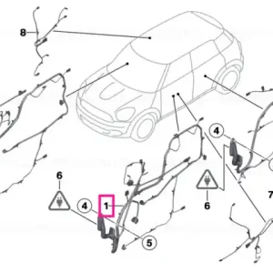 Ofertă exclusivă Driver's side door cable harness - BMW - Mini