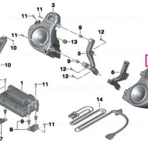 Livrare rapidă Loudspeaker right Loudspeaker right - BMW Motorrad