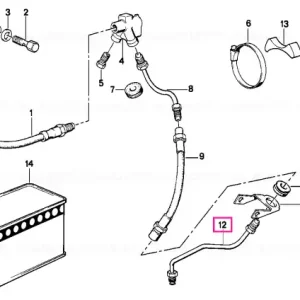Bestseller Brake pipe left - BMW Motorrad