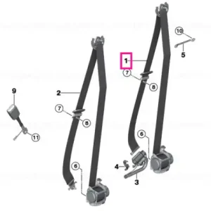 Preț promoțional Upper belt, front right OYSTER - BMW