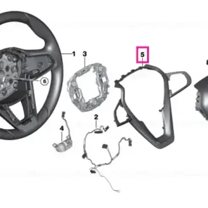 Premium Decorative trim, steering wheel - BMW