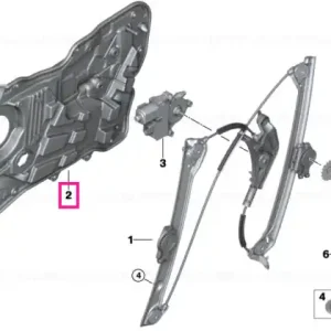 Reducere Carrier, door rear right - BMW
