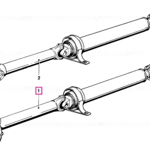 Drive shaft automatic transmission L=1560MM - BMW Retur gratuit